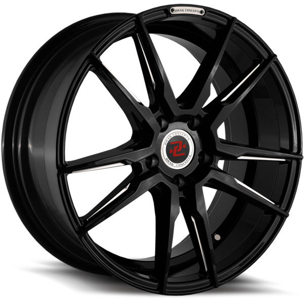 Drag Concepts R29 Gloss Black with Machined Tips