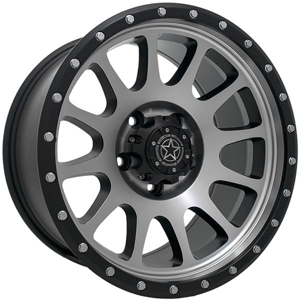 DWG Offroad DW10 Matte Black with Machined Face