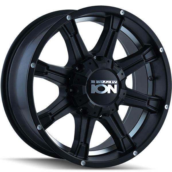 Ion Alloy 196 Matte Black with Machined Face and Machined Under-Cut