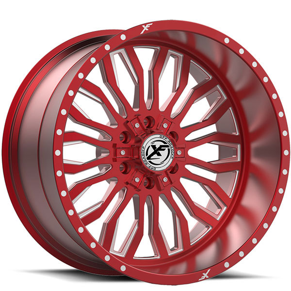 XF Off-Road XFX-305 Red with Milled Spokes