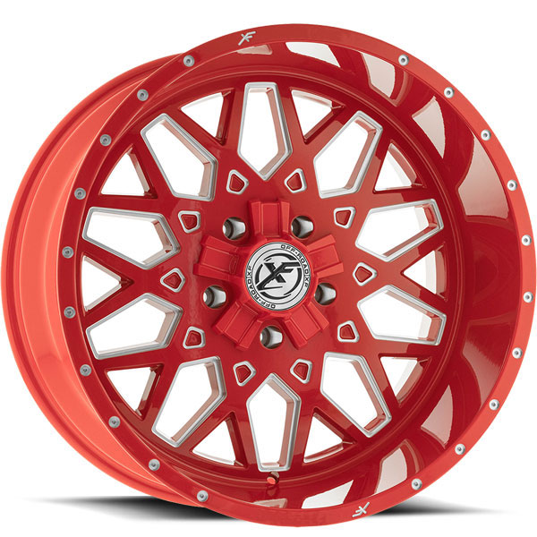 XF Off-Road XFX-307 Red with Milled Spokes