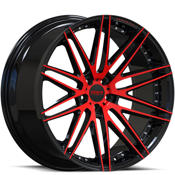 Zenas ZW01 Gloss Black with Red Face