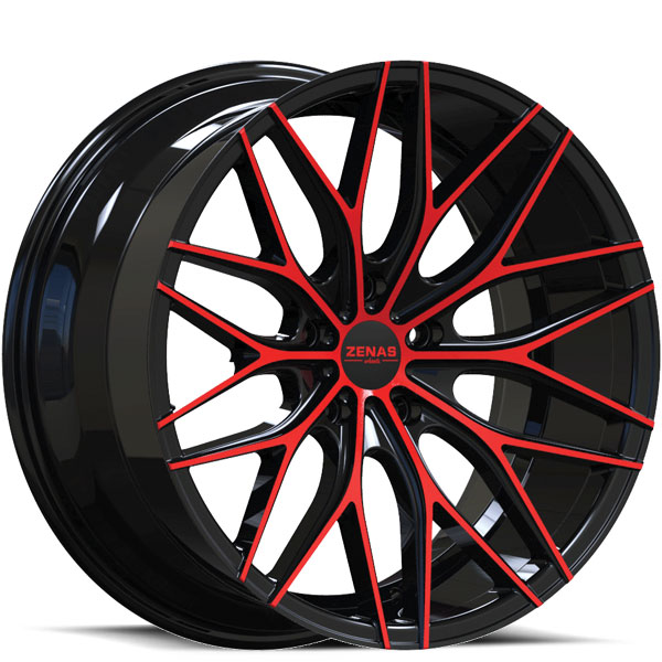 Zenas ZW10 Gloss Black with Red Face
